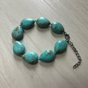 Aqua tortoise bracelet